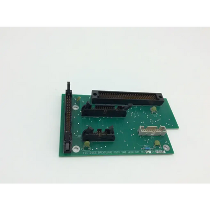 Green teamequip fluidics backplane t92646 circuit board with black connectors and silver components for fluidics systems