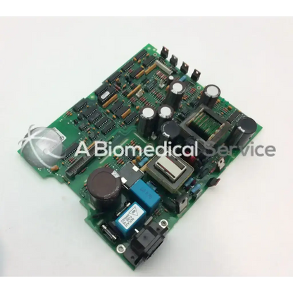 Green tectrol tc33m-6806 board with black and brown capacitors blue component and integrated circuits for electronics use