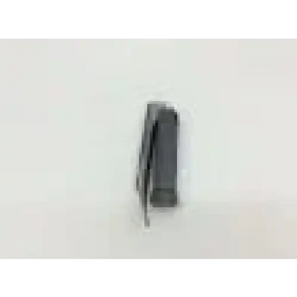 Black metal clip-on wallet holder for rusch trulite secure teleflex 004670001 s s mill 2 trulite secure system
