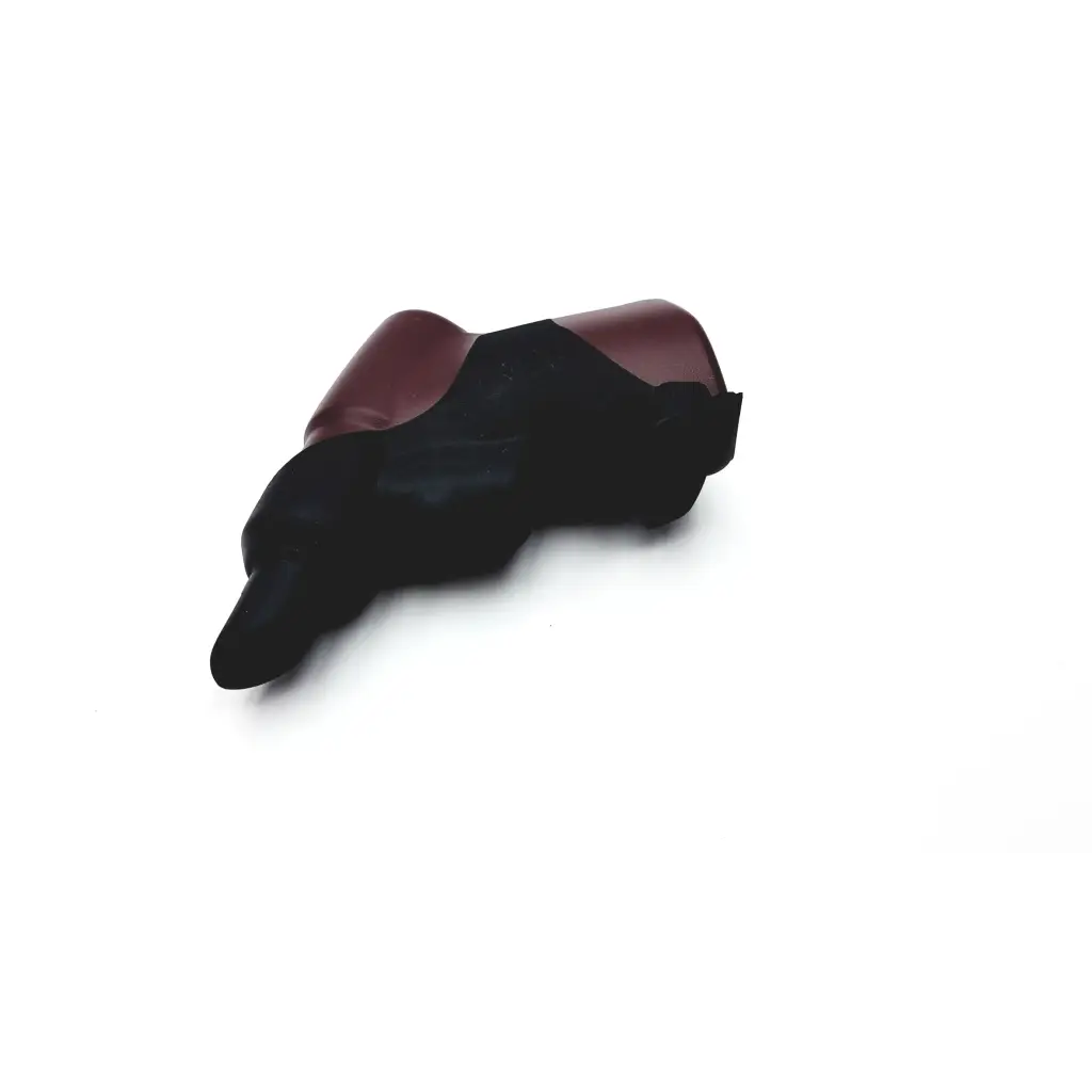 Black and maroon matte camera lens hood compatible with teleflex arrow ez-io 9058 power driver intraosseous