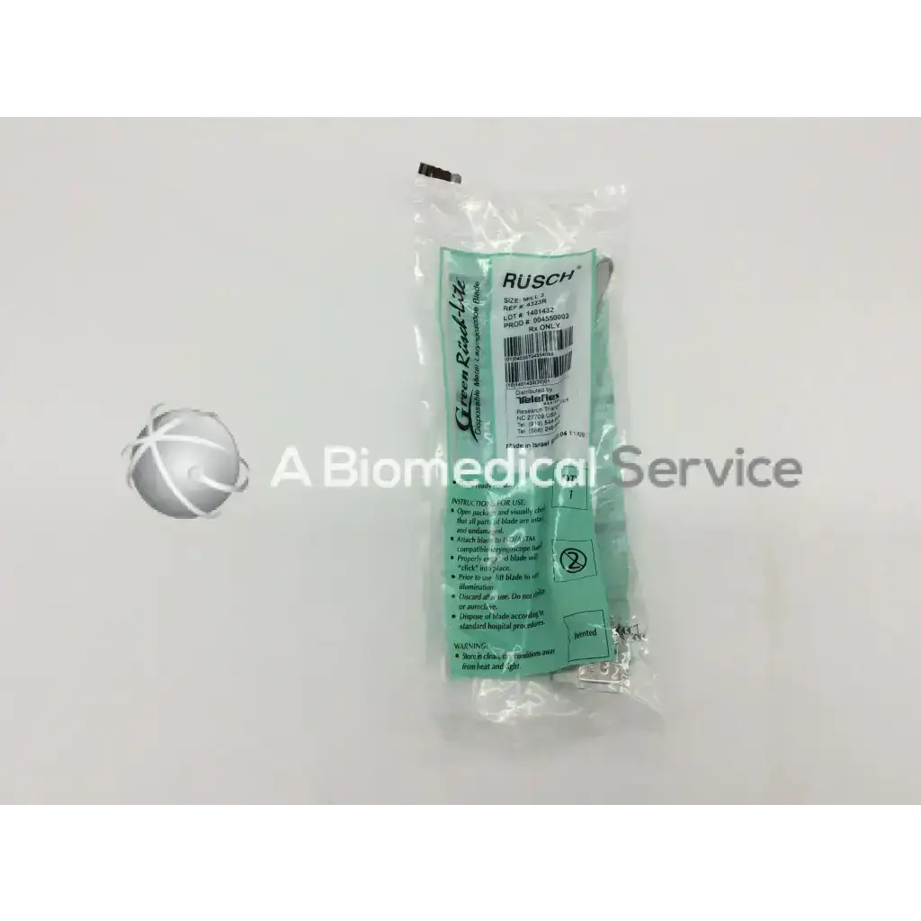 Load image into Gallery viewer, Teleflex Green Rusch Lite 4323R Metal Laryngoscope Blade