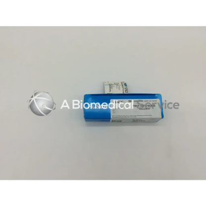 Blue rectangular package containing teleflex rusch fiber optic blade miller fiber optic blade for medical use