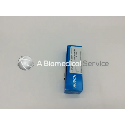 Blue and white teleflex rusch fiber optic blade miller 0 rectangular box for biomedical use with fiber optic blade
