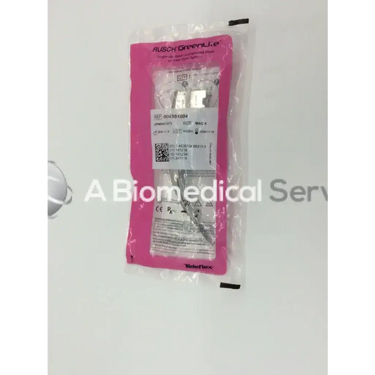 Teleflex Rusch Green Lite Mac 4 Metal Laryngoscope Blade