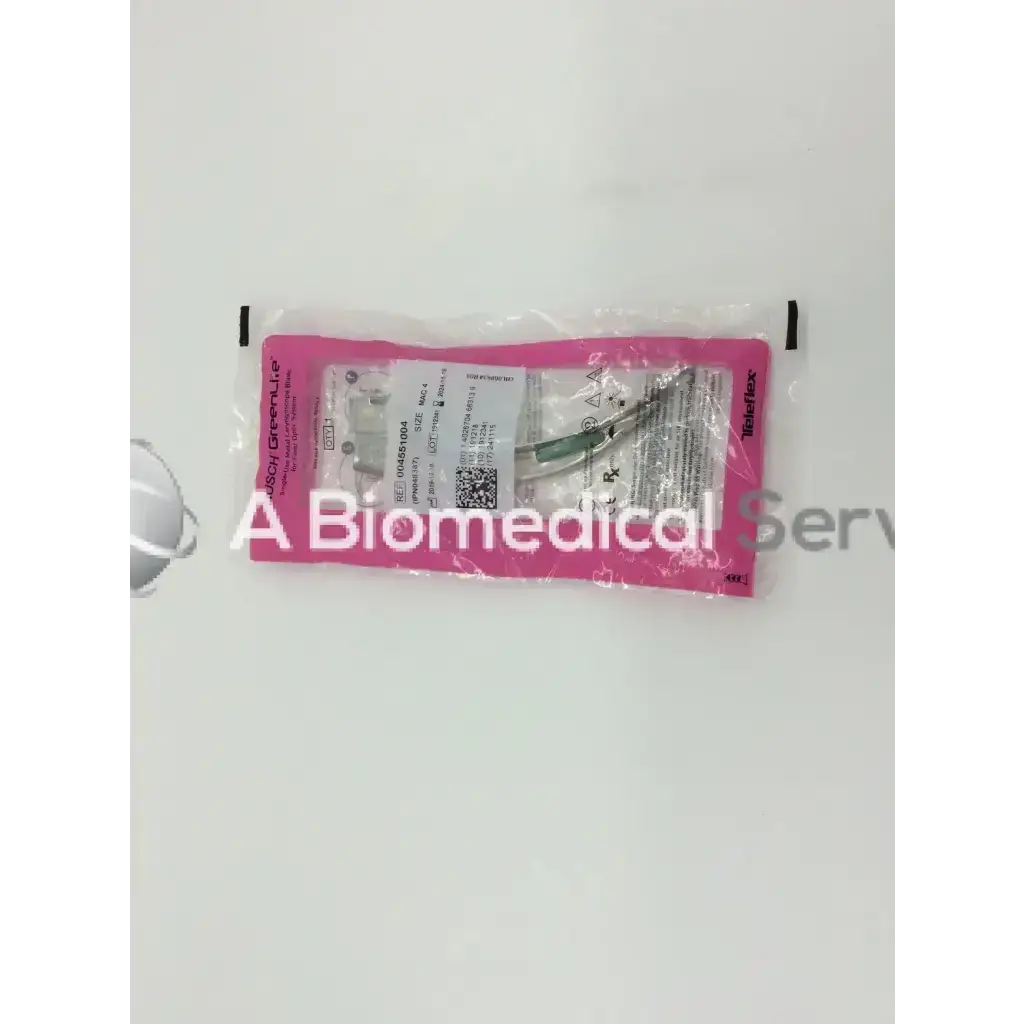 Load image into Gallery viewer, Teleflex Rusch Green Lite Mac 4 Metal Laryngoscope Blade