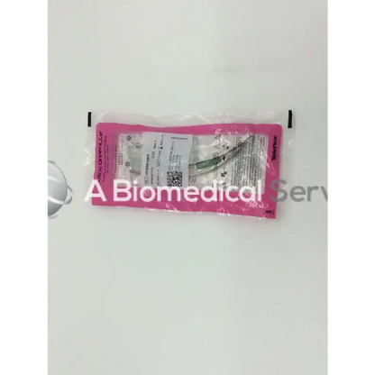 Pink packaged teleflex rusch green lite mac 4 metal laryngoscope blade with green and silver surgical instrument