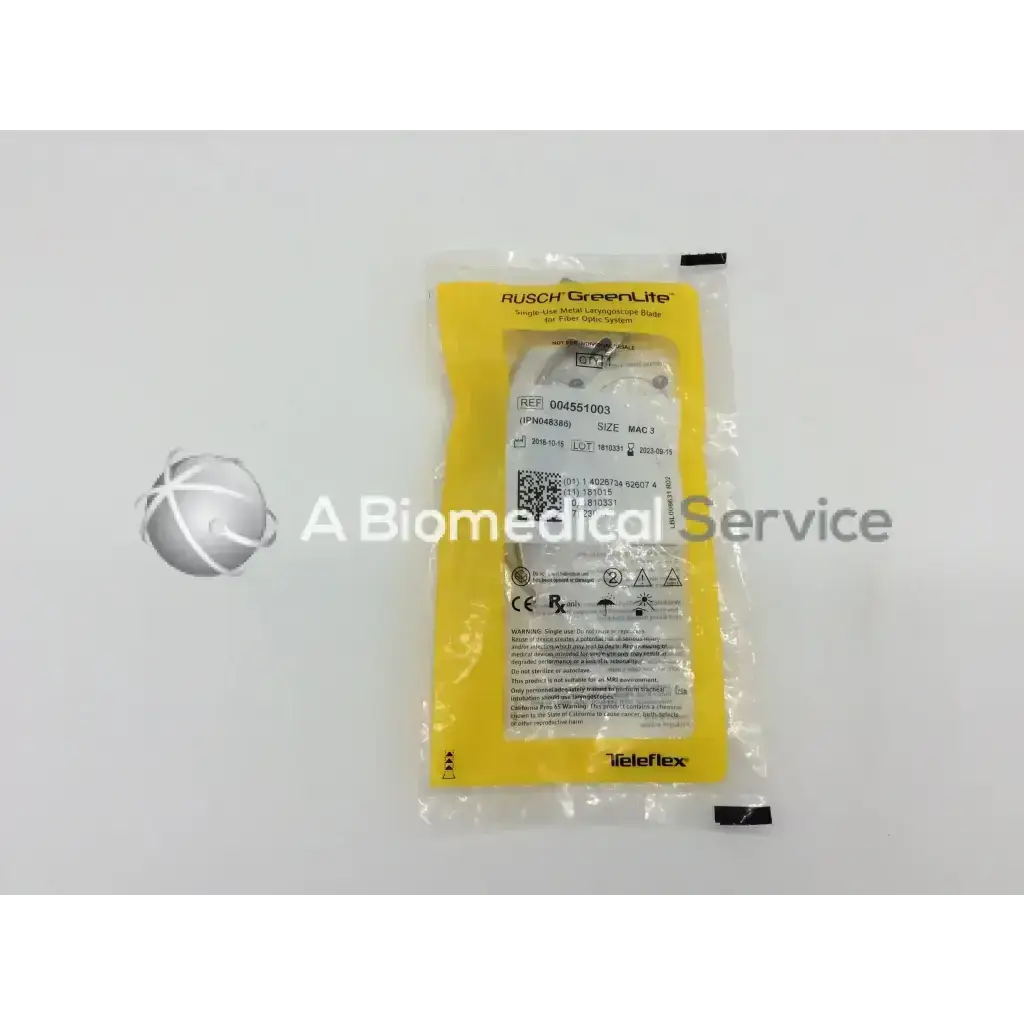 Load image into Gallery viewer, Teleflex Rusch GreenLite MAC 3 Metal Disposable