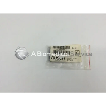 Teleflex rusch halogen lamps 008322000 medical device in clear plastic bag with black and white labeling visible
