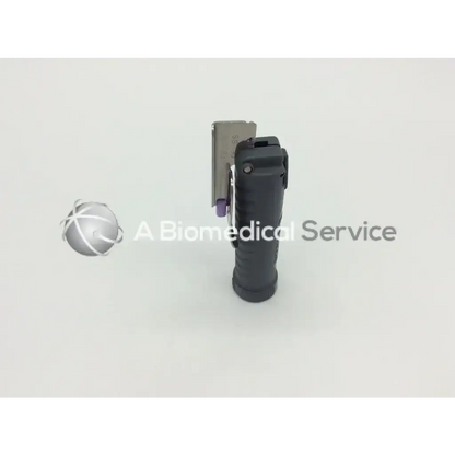 Black ergonomic handle with metallic blade attachment of teleflex rusch trulite mill 0 for medical use