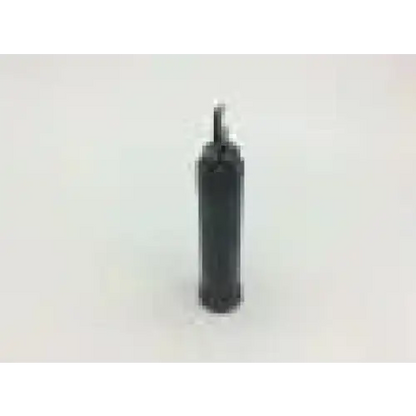 Black cylindrical battery with metallic top cap for teleflex trulite laryngoscope handle mill 0 model