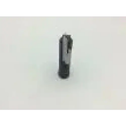 Black and silver metallic teleflex trulite laryngoscope handle with textured surface for secure medical use