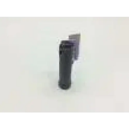 Black cylindrical teleflex trulite laryngoscope handle with textured surface and circular openings for secure grip