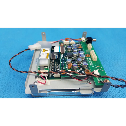 Green circuit board with silver and blue capacitors and copper connectors for teli q3b15569fsa lcd monitor control panel