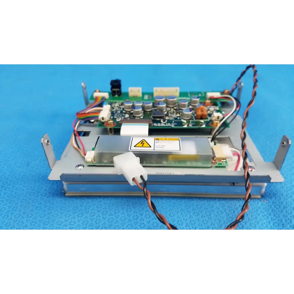 Silver metallic laser module with green circuit board on lcd monitor control driver board for topcon retinal camera