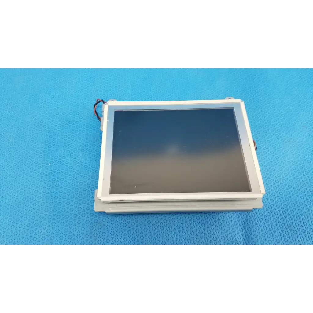 White-framed rectangular lcd monitor control screen with dark inactive display for teli q3b15569fsa retinal camera panel