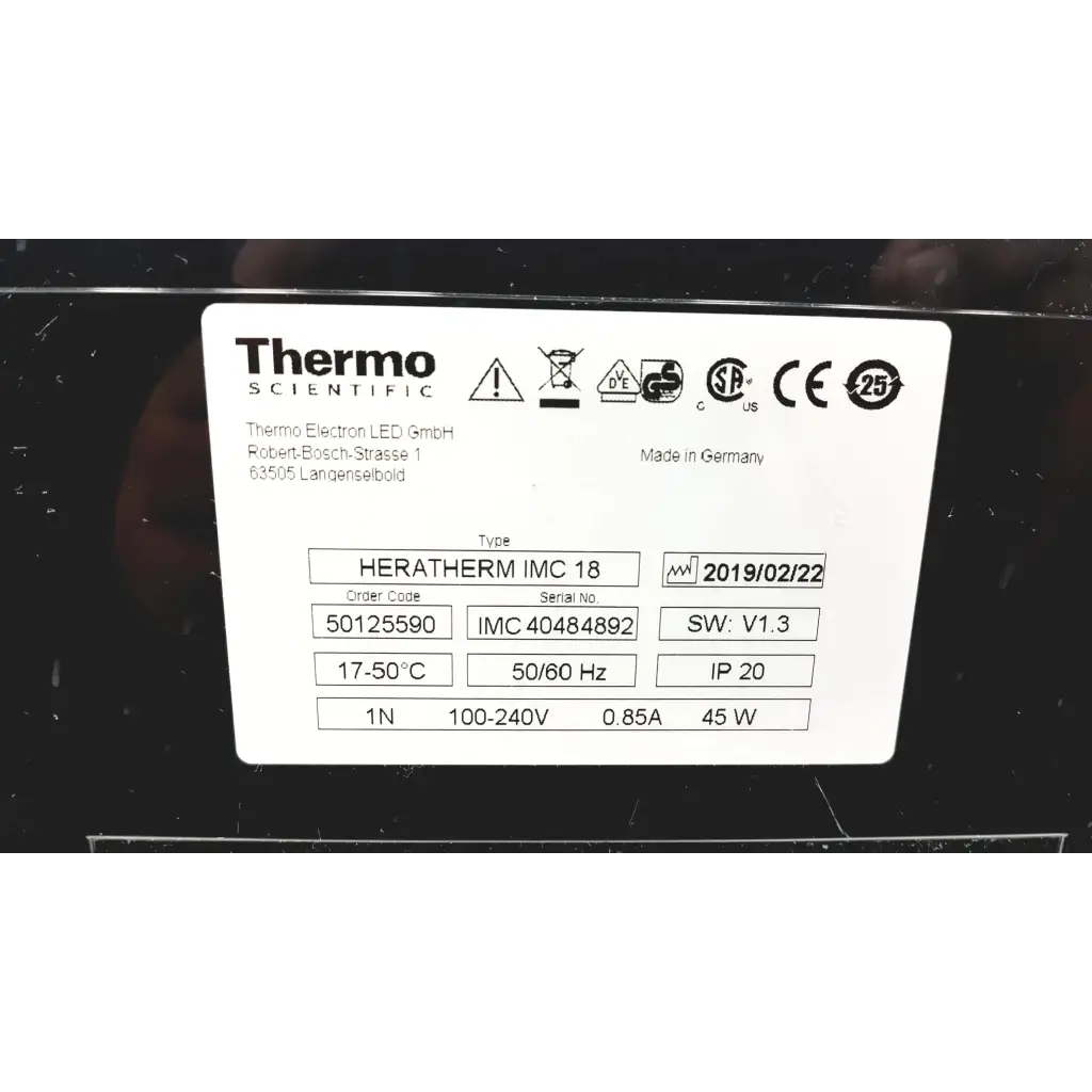 Load image into Gallery viewer, Thermo Scientific EE 27091 Heratherm IMC18 Incubator