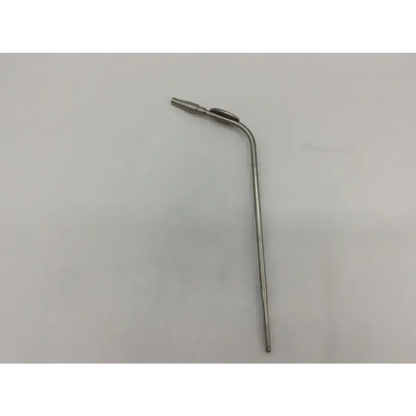 Silver thompson 51234 spine accessories ad5-275 surgical instrument with curved metal shaft and cylindrical tip
