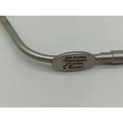 Silver stainless steel thompson 51234 spine accessories instrument with engraved branding and serial number for spine accessories ad5-275