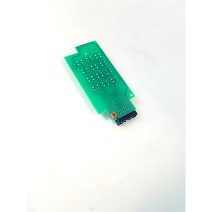Topcon 4182074011 board bbcb3-9 green rectangular circuit board with black connector and orange base component