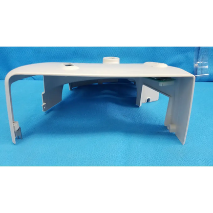 White plastic housing body shroud with curved arms for topcon trc-nw6s retinal camera side panel