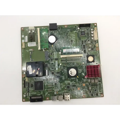 Green circuit board with black silver components red heat sink and connectors for toshiba estudio 2830c main system board