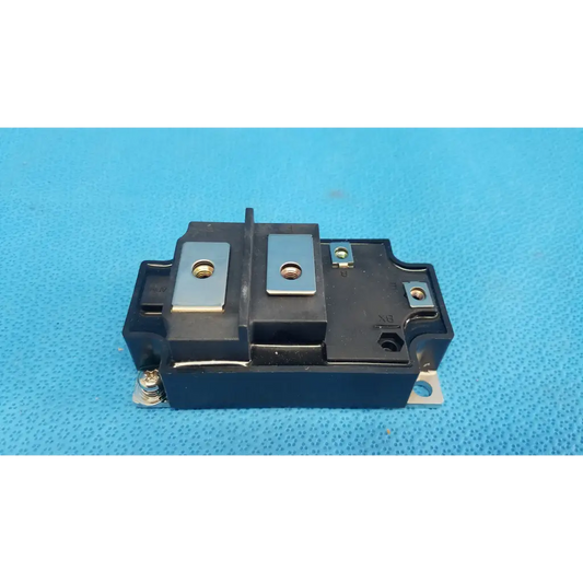 Black rectangular igbt power module mg400j1us51 with silver metal terminals for retinal camera use