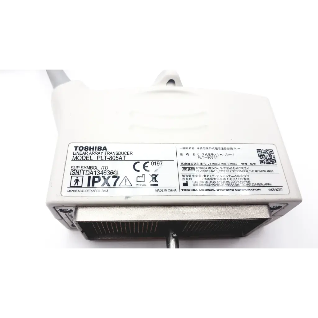 Load image into Gallery viewer, Toshiba PLT-805AT Linear Array Ultrasound Transducer