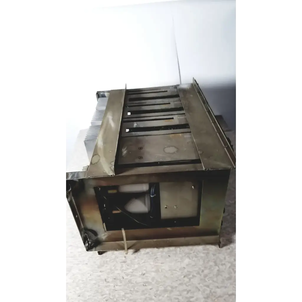 Industrial-grade metal ventilation unit with ribbed top for toshiba ra power rad92-1008 dc power supply 1kva