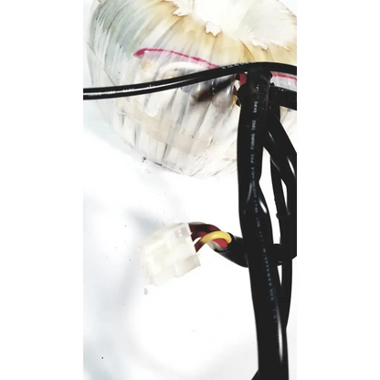 Black electrical cable with clear plastic connector and multicolored wires for toshiba transformer bsm31-4471e xario ultrasound