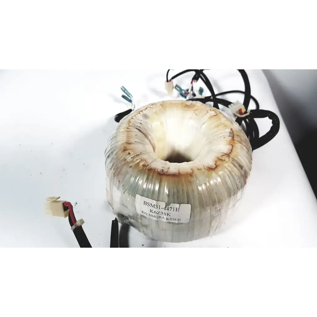 Burnt translucent plastic toshiba transformer bsm31-471e with white label kitamura kiden for xario ultrasound use