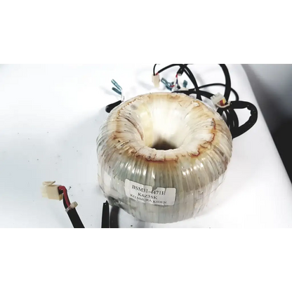 Burnt translucent plastic toshiba transformer bsm31-471e with white label kitamura kiden for xario ultrasound use