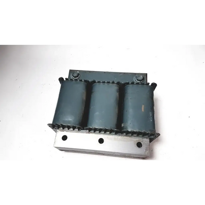 Industrial-grade trafo jordi ch-4950 huttwil transformer with dark gray insulated coils and metallic mounting frame