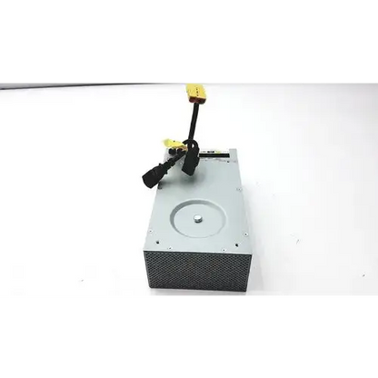 Silver metal dvd drive with black rubberized side panel and yellow clip for tripp lite hc150sl medical cart power supply