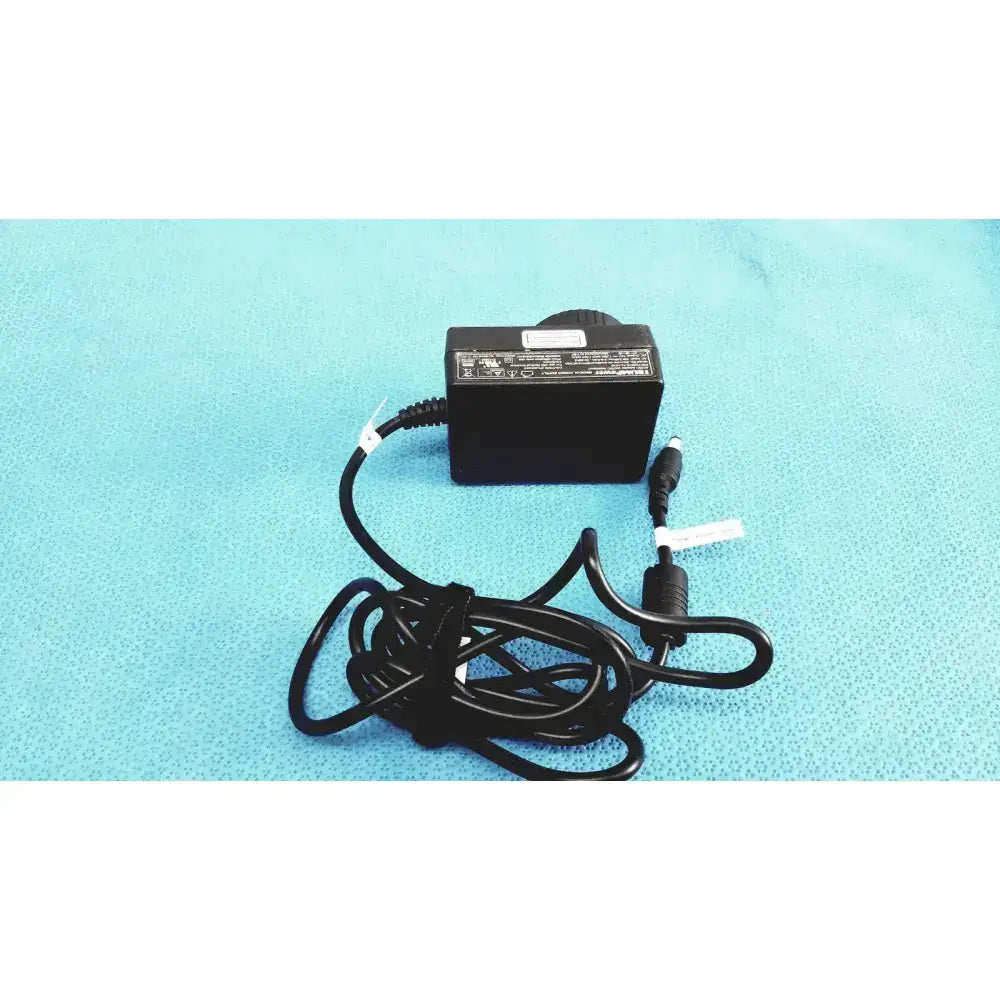 Black plastic fsp015-rcmm medical power supply adapter with coiled cord for trumpower medical power devices
