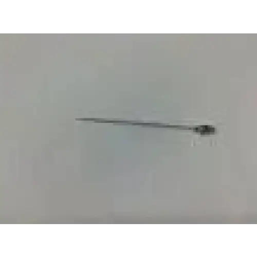 Slender metallic tulip byron infiltration cannula with pointed tip and small darkened head for precise infiltration