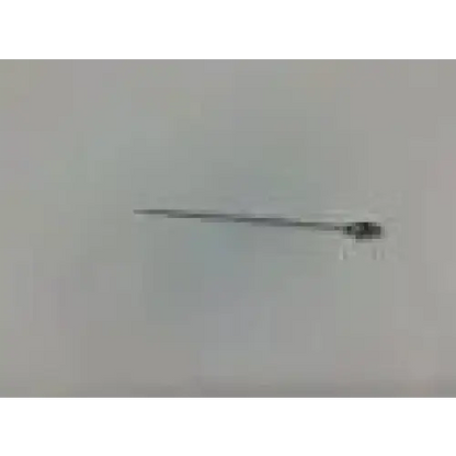 Slender metallic tulip byron infiltration cannula with pointed tip and small darkened head for precise infiltration