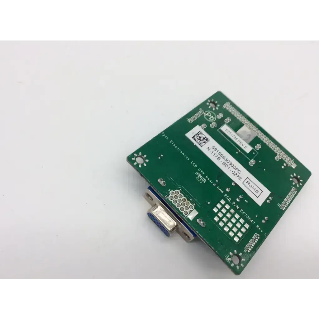 Tyco Electronics LCD CTR Board E670547 Rev C - Medical parts