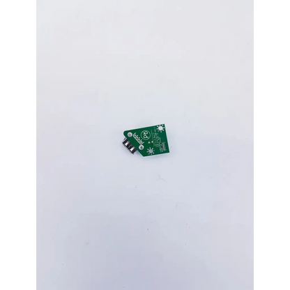 Green rectangular tyco electronics usb stick board with usb port and silver screws for electronics usb connectivity