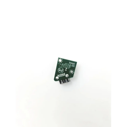 Green rectangular tyco electronics usb stick board with silver screws and usb connector for electronics usb use