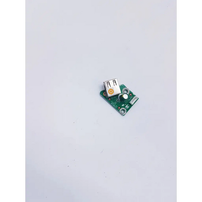 Green circuit board with silver usb port and components for tyco electronics usb stick board e011688
