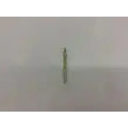 Tz medical dp-14-ty distraction pin 14mm is a slender metallic green cylindrical distraction pin with a reflective surface and cap