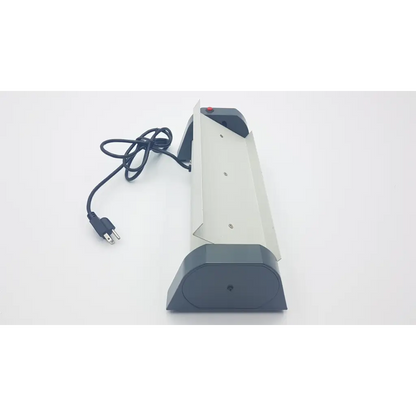 Gray and white electric paper laminator with black power cord for unico test tube rocker TTR-200 use