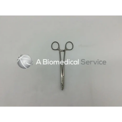Stainless steel v mueller au16660 house gelfoam pressure forceps with rounded handles and pointed tip
