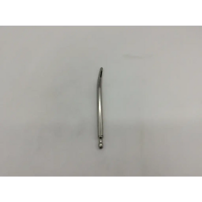 A sleek metallic walther dilator catheter screwdriver with a curved tip and hexagonal drive end for precise use