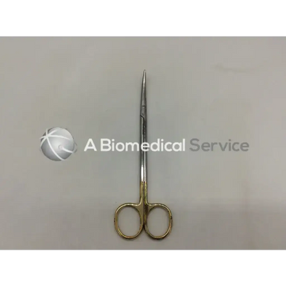 Gold-handled mueller mo1601 forceps with slender metallic blades for precise surgical use