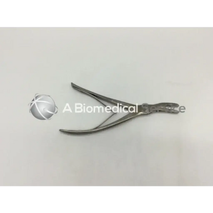 Silver V. Mueller NL 630 leksell ronguer forceps with polished metallic finish and precision-engineered jaws