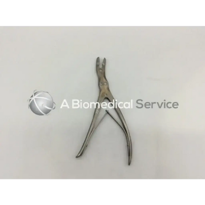Silver V Mueller NL 630 Leksell ronguer forceps with sleek metallic finish and precision-engineered jaws