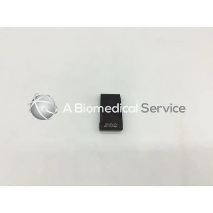 Black rectangular medical calibration block with engraved markings for mueller nl9702-011 retractor blade use