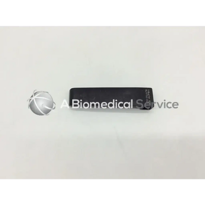Black rectangular mcculloch retractor blade 2cm x 8cm with engraved text for surgical use