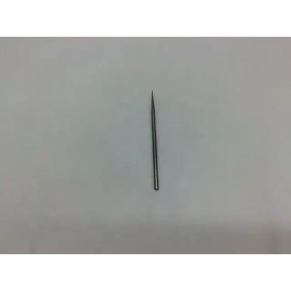A slender metallic mueller op6971 lacrimal dilator needle with a sharp point and smooth shaft for precision use